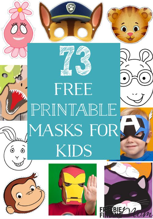 73 FREE Printable Masks for Kids in 2020 | Mask for kids, Animal masks ...