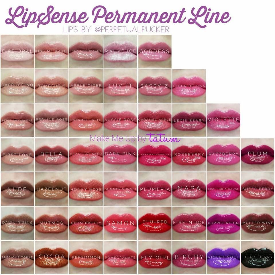 Permanent lip tattoo color chart printable Mesa Perma