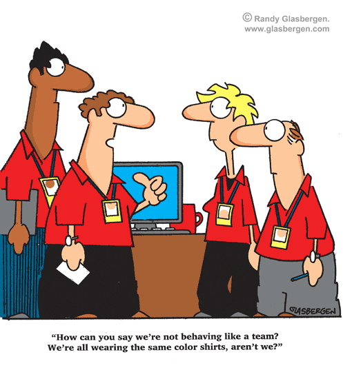 Team Building Talk: Cartoon of the Day: Team | Business cartoons, Hr ...