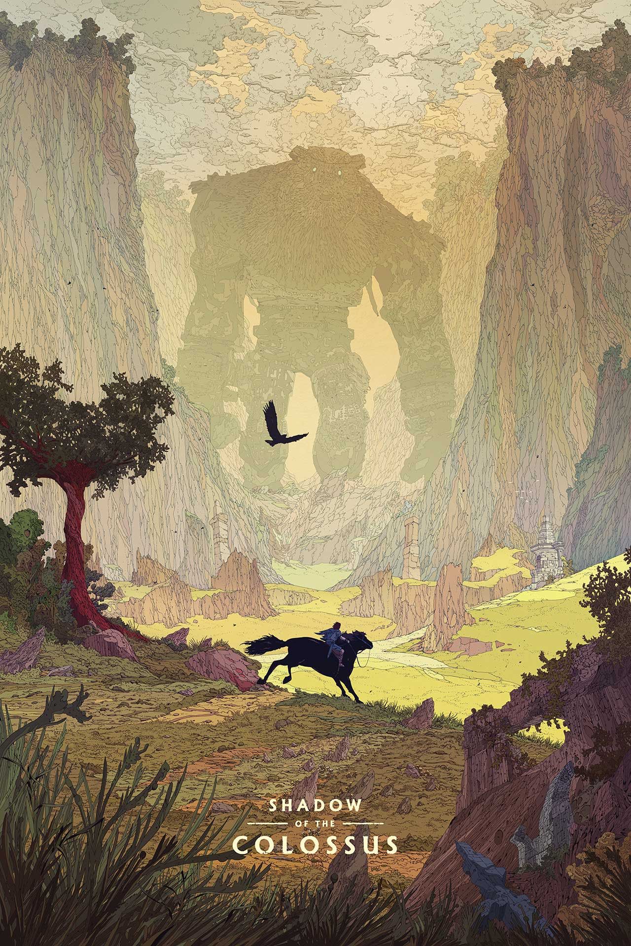 Official, limited edition art print of Shadow of the Colossus by artist ...