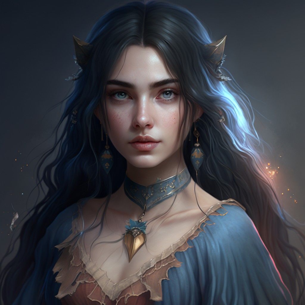 fairy🩵 in 2023 | Character portraits, Female character design, Female art