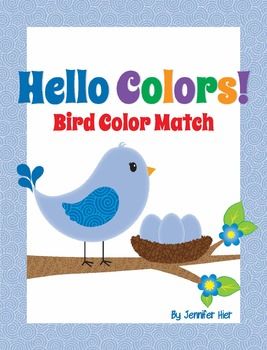 Hello Color! Bird Color Match Early Literacy Activities, Spring ...