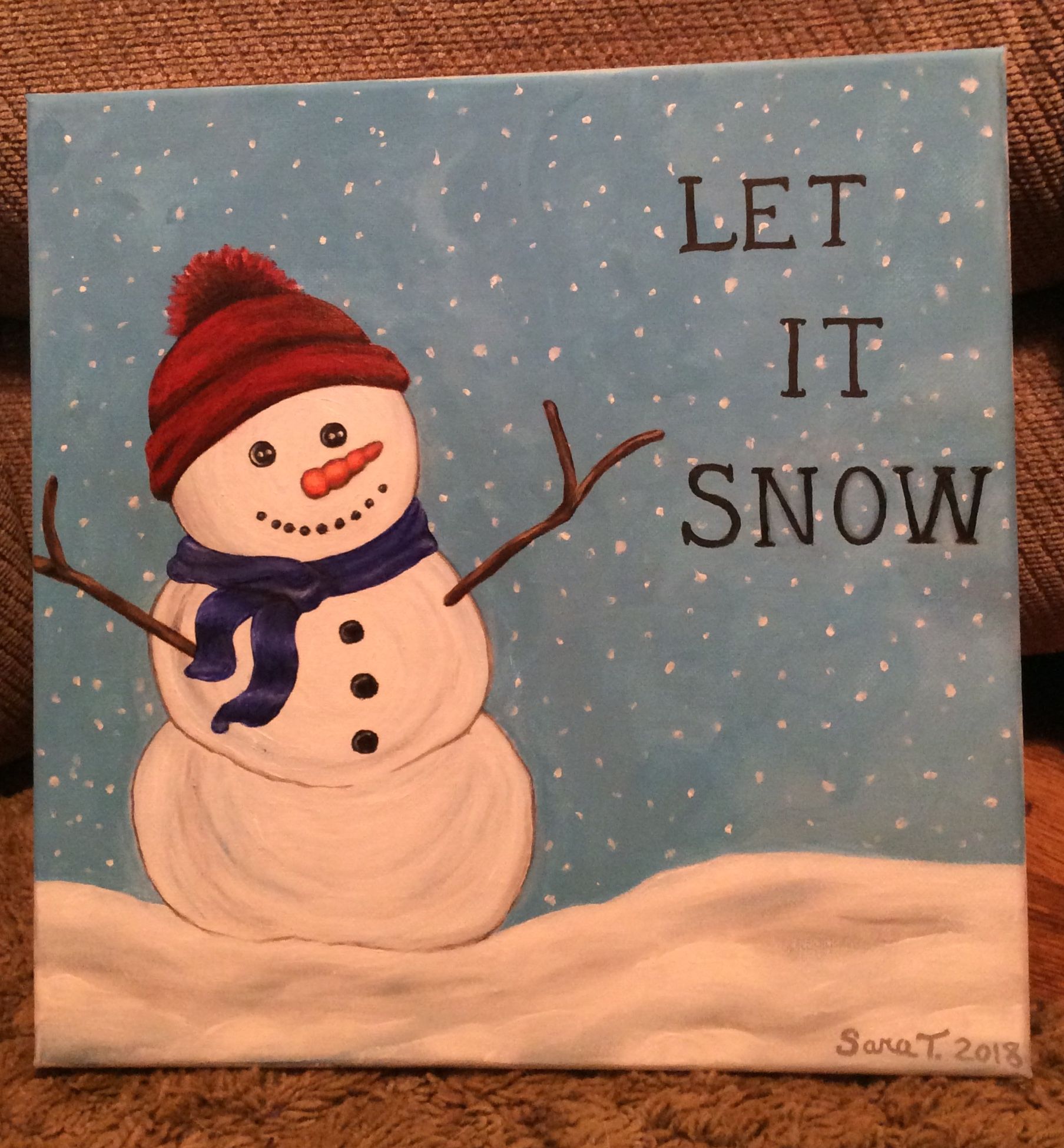 Snowman Drawing Ideas