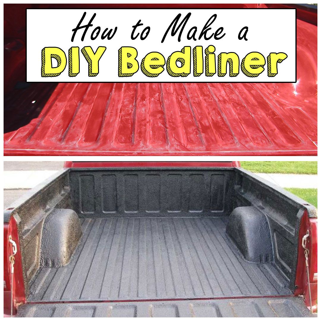 DIY Bed Liner for a Truck Diy bed liner, Bed liner, Truck bed liner