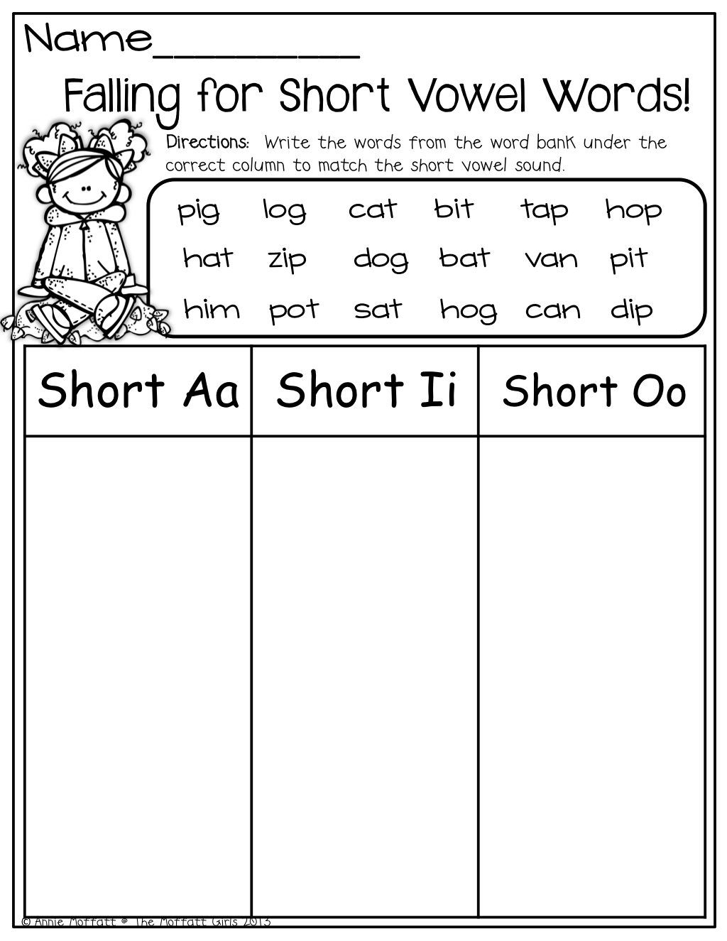 Short And Long Vowels First Grade