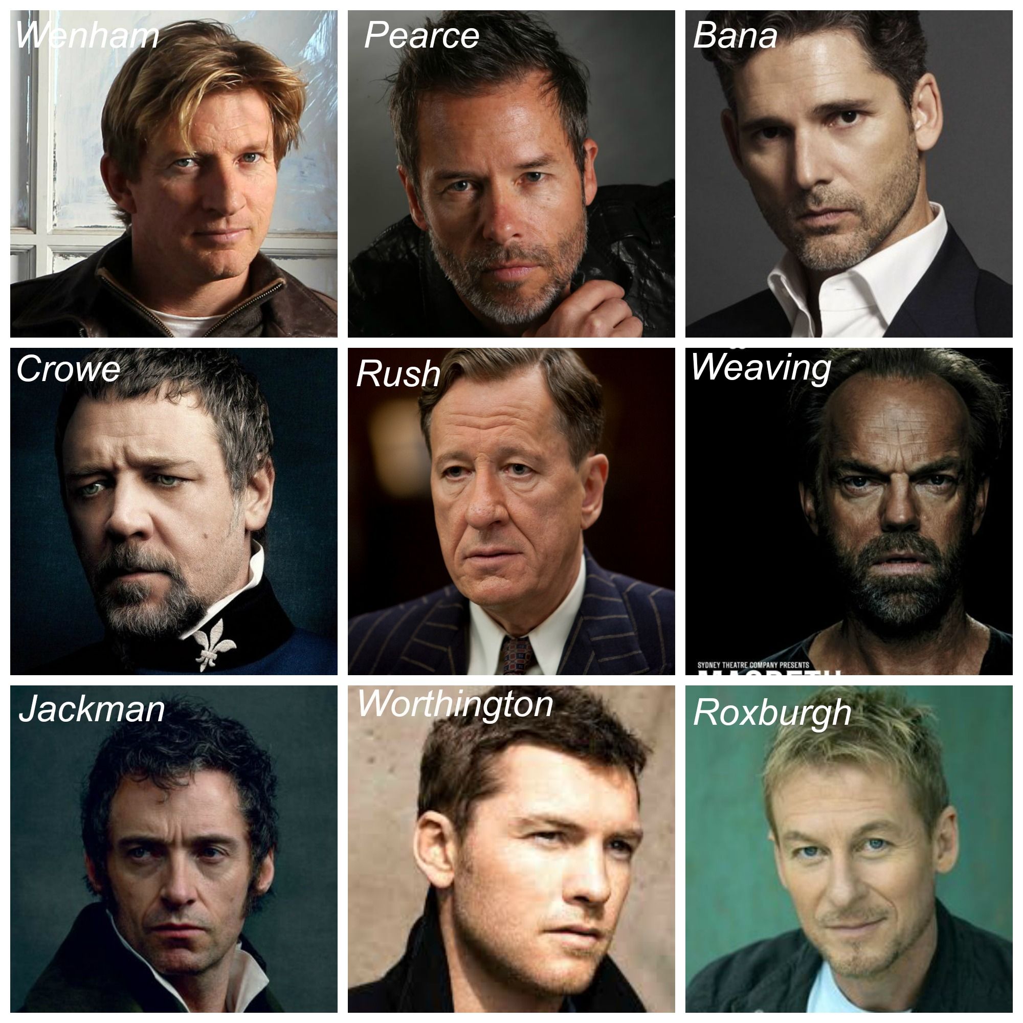 some of the top Australian male actors working on stage and screen ...