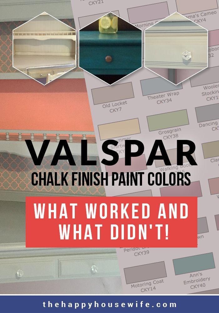 How Does Valspar Chalk Paint Compare to Annie Sloan? | Chalk paint ...