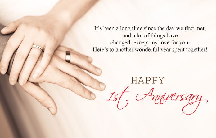 Happy 1st Anniversary Images With Quotes