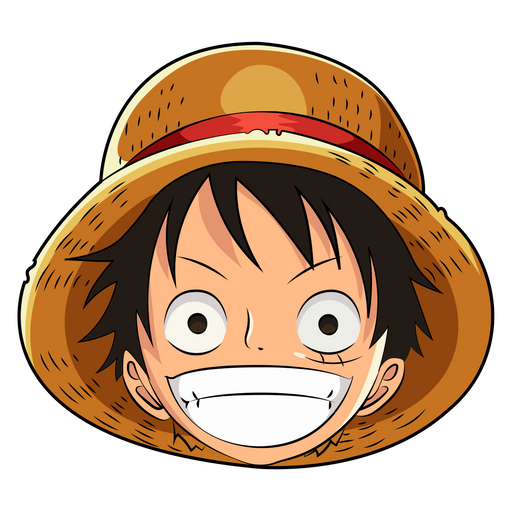 Monkey D Luffy, or Straw Hat Luffy character from the anime series One ...