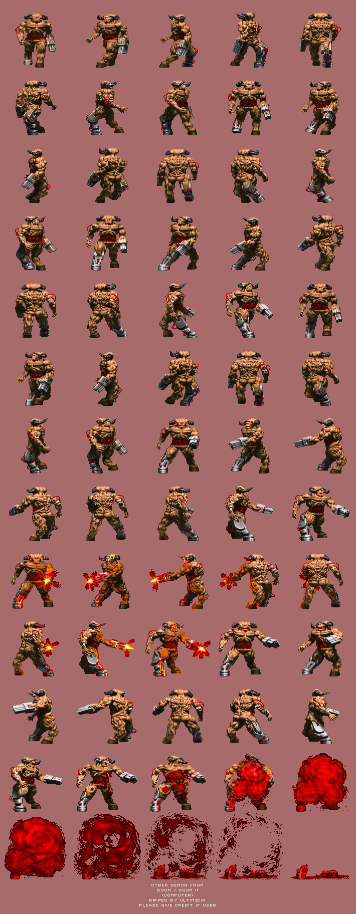 Lemon Demon Sprite Sheet : Doom File | Janerisebi