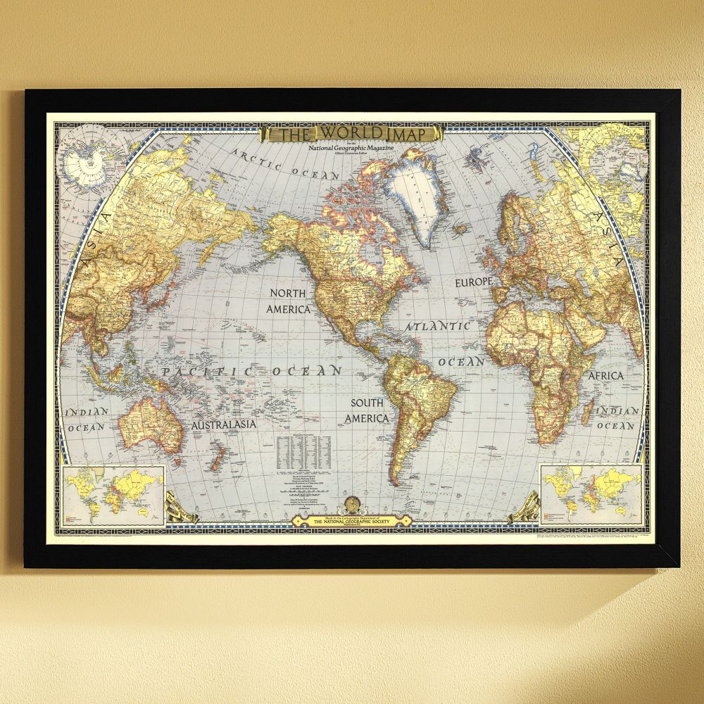 The Beauty Of Framed World Map Posters: A Must-Have For Every Home In ...