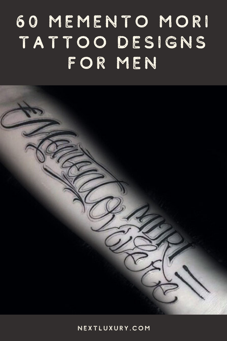 Memento Mori Tattoo Font