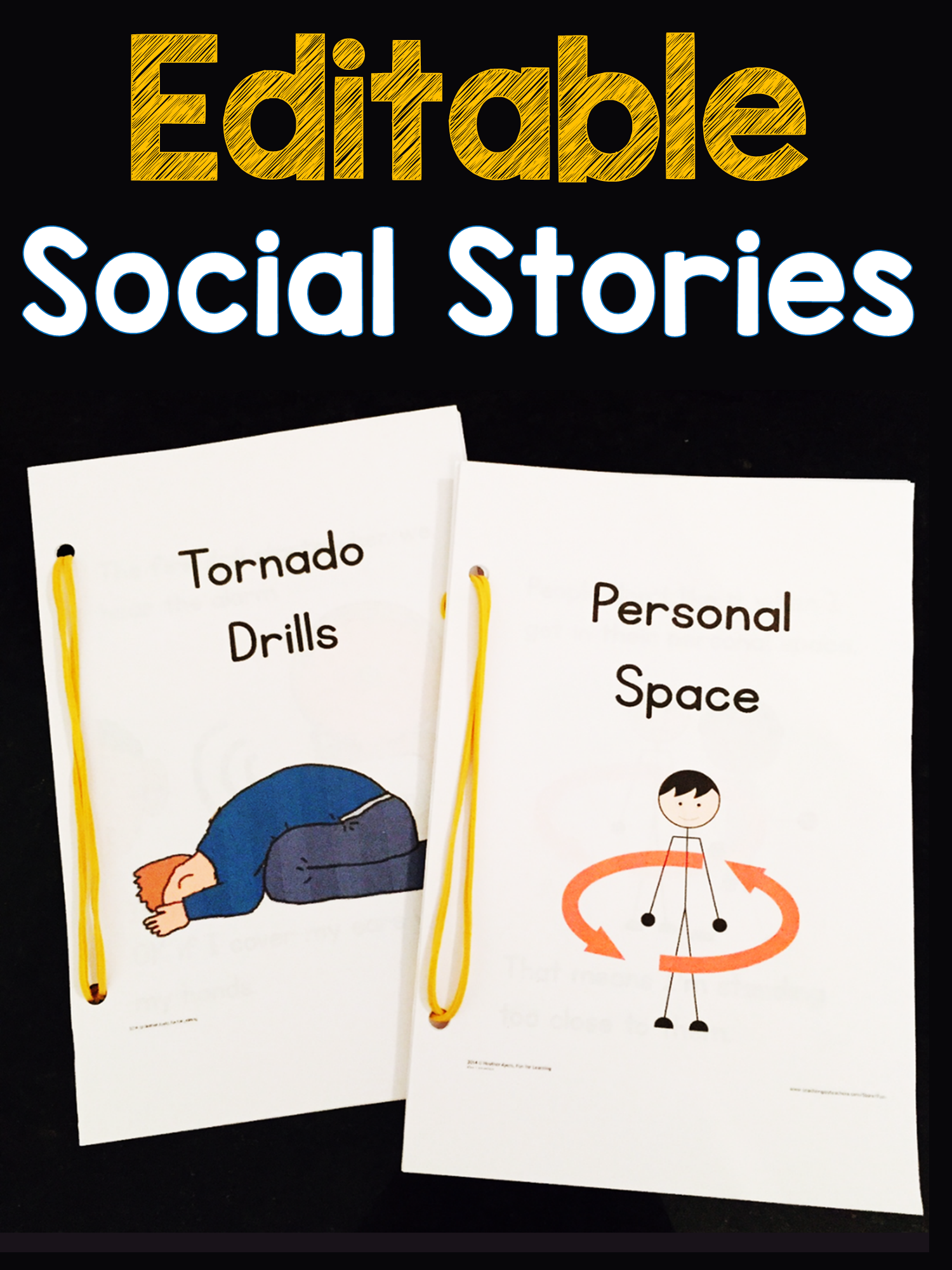 Editable social stories available in a growing bundle! Click the ...