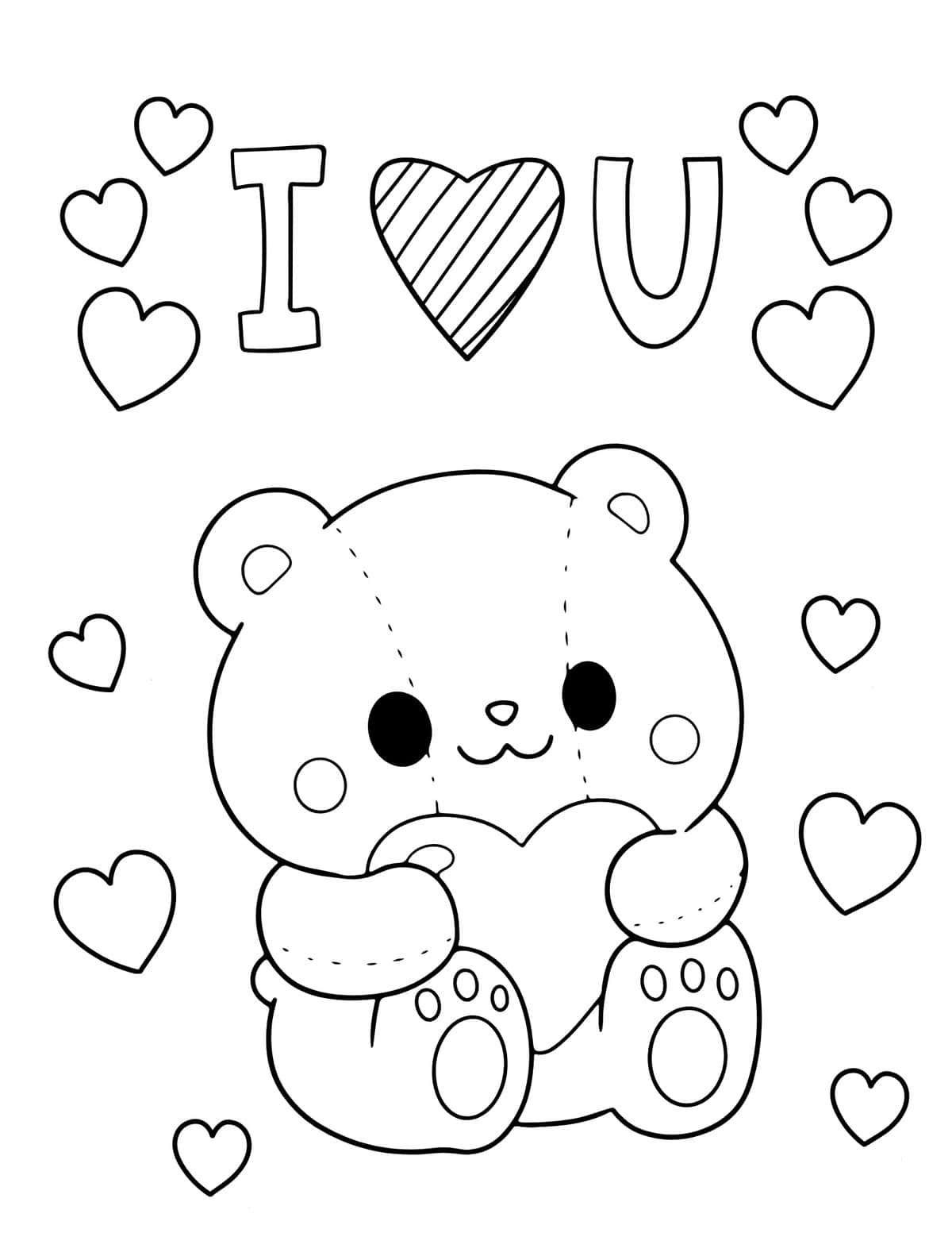 50 Free Valentine Coloring Pages for Kids | Valentines day coloring ...