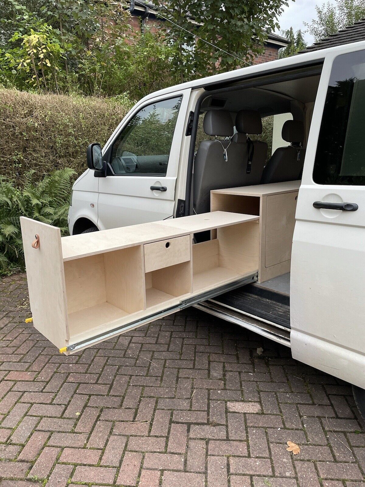 Bespoke Camper Conversion Kit - Slide out bed, Extending Kitchen Unit ...