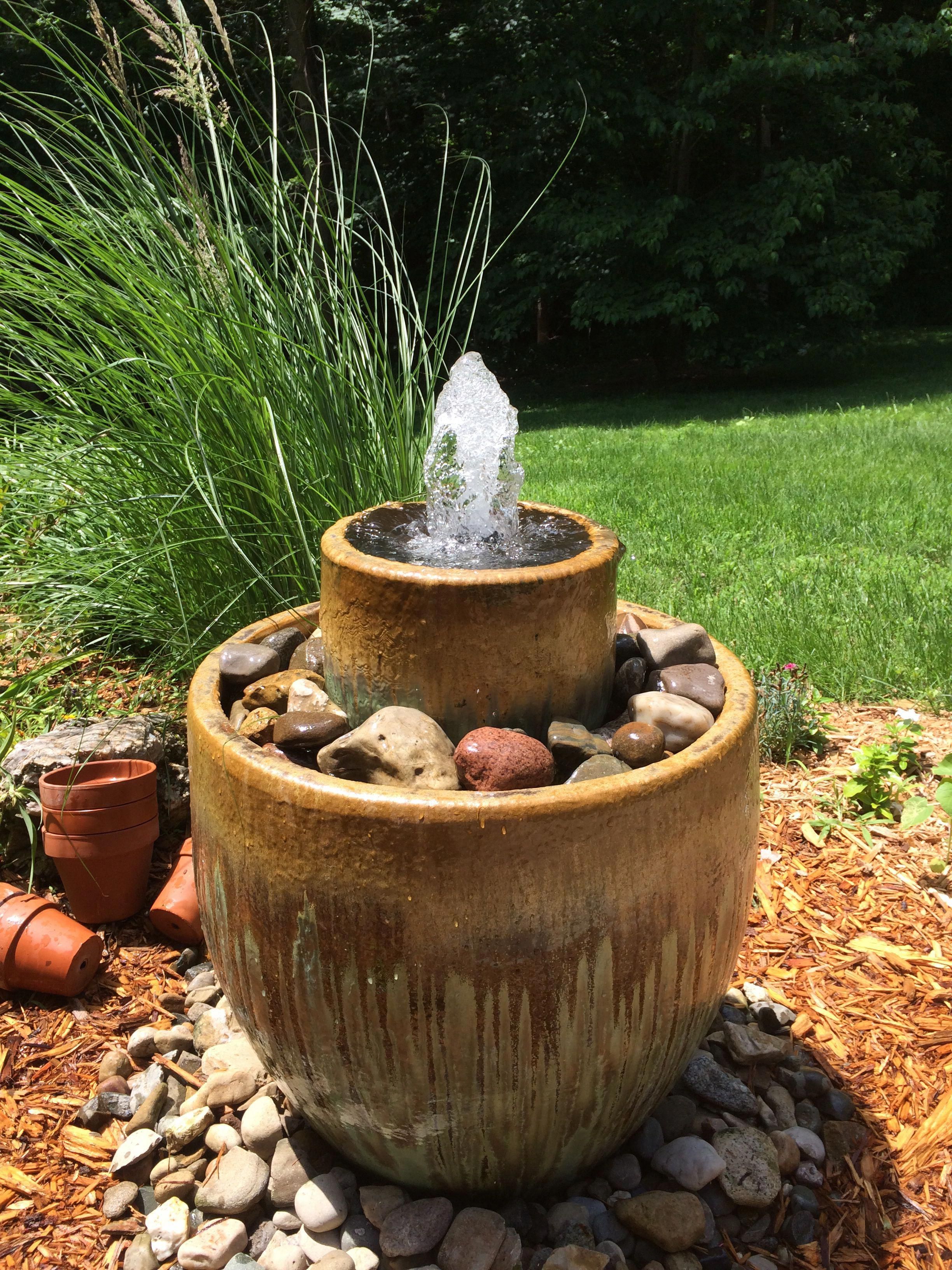 DIY Garden Fountains How To Make An Outdoor Fountain Outdoor Fountains