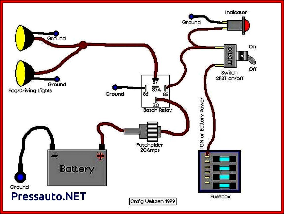 12V Car Spotlight Wiring Diagram