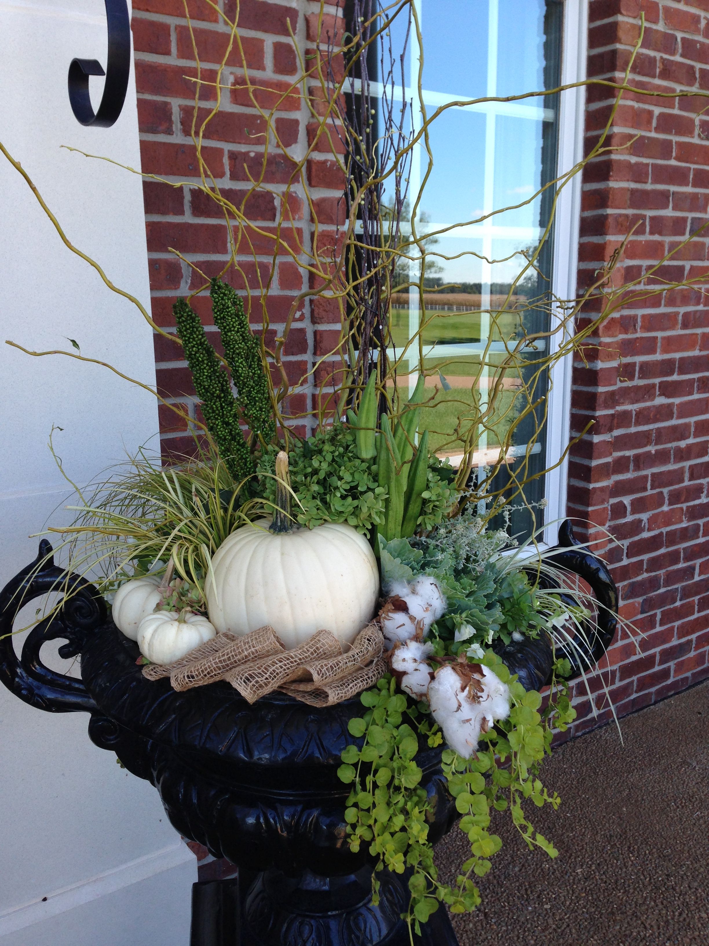 fall Fall Containers, Fall Porch, Window Boxes, Harvest, Planters ...