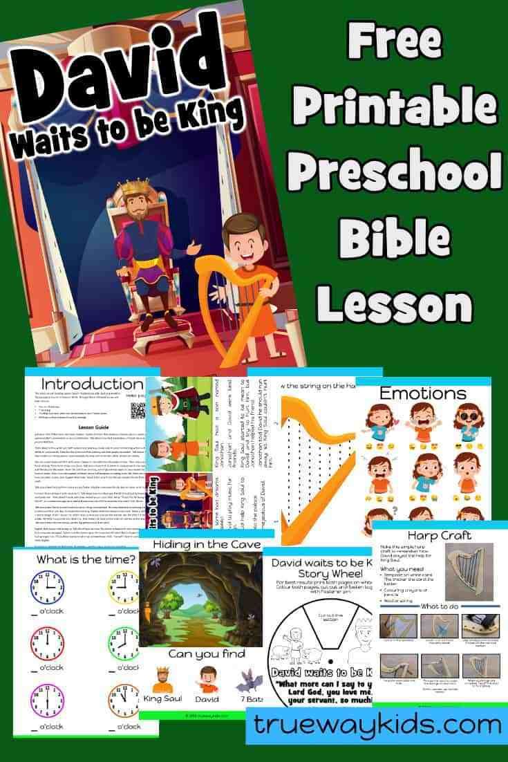 David Waits to be King - Preschool Bible lesson - Trueway Kids ...