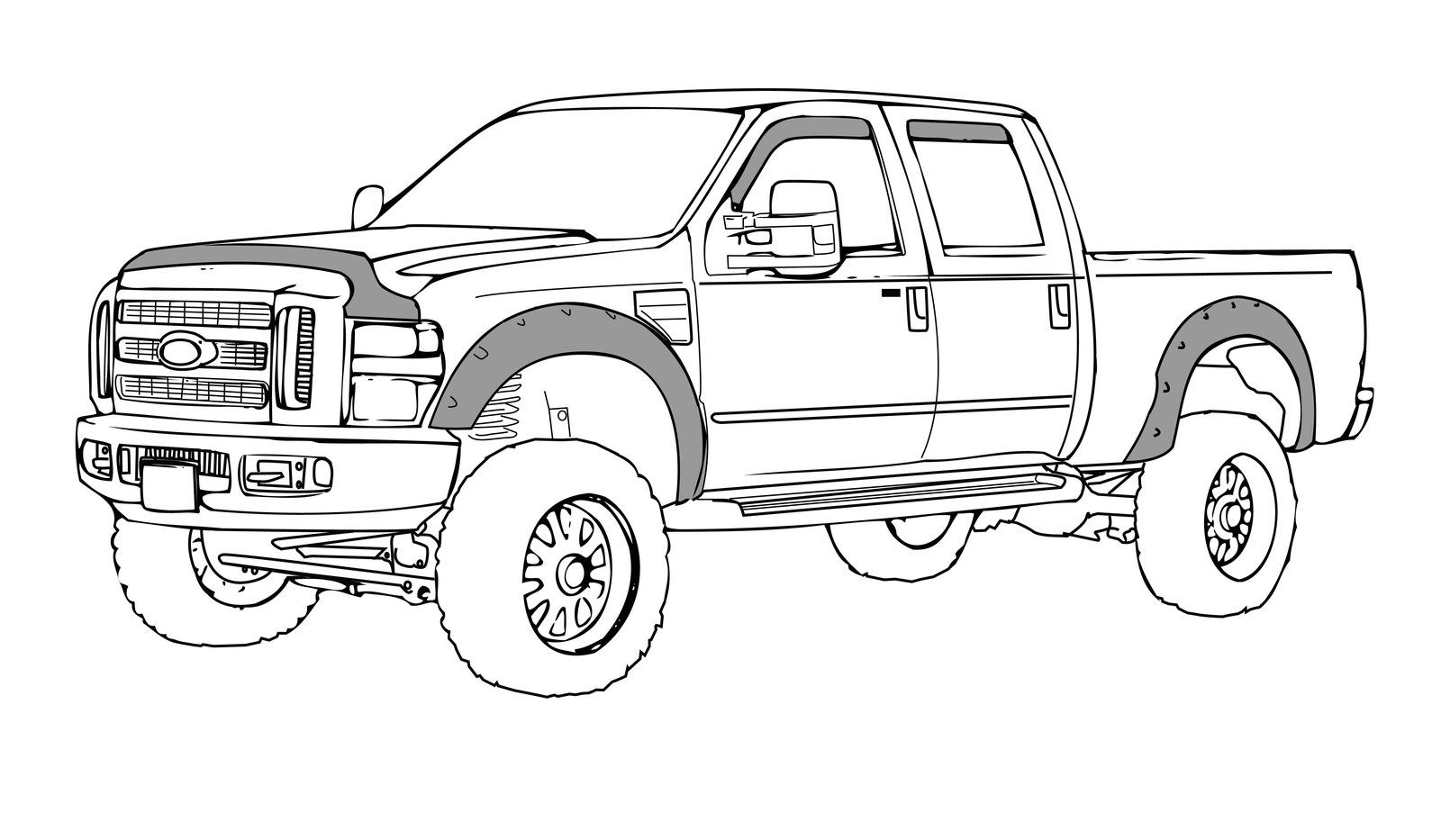 39+ Ford Pickup Truck Coloring Pages | Free Wallpaper