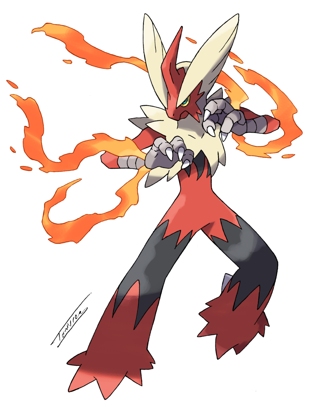 Blaziken Mega-Form by Tomycase on deviantART | Pokemon mewtwo, Pokemon ...