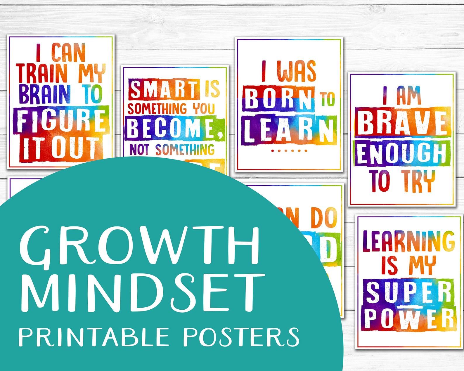 Growth Mindset Printables