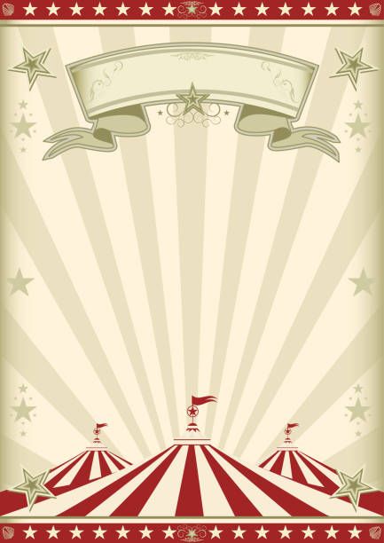 Vintage circus poster vector art icons and graphics for free download ...