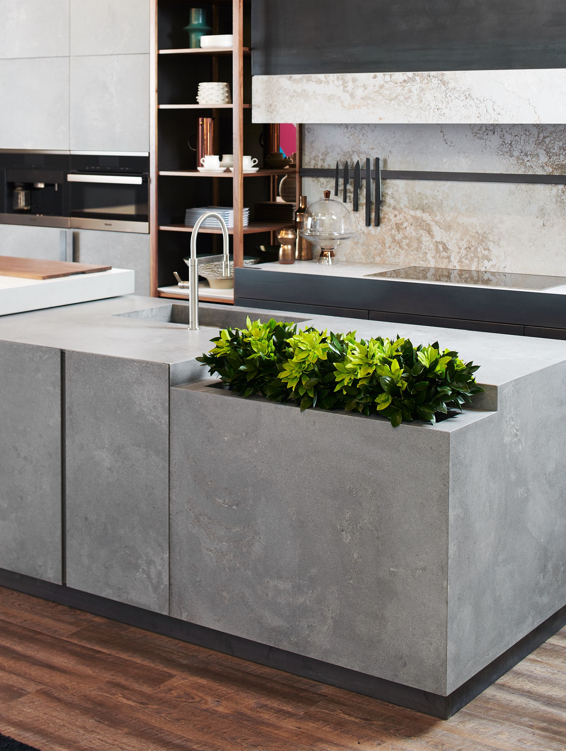 Island 4033 Rugged Concrete kitchen Concrete kitchen island, Concrete kitchen, Modern kitchen