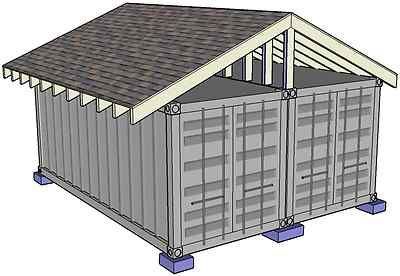 Intermodal Shipping Container Steel Building Home House DIY Plans CD ... image.