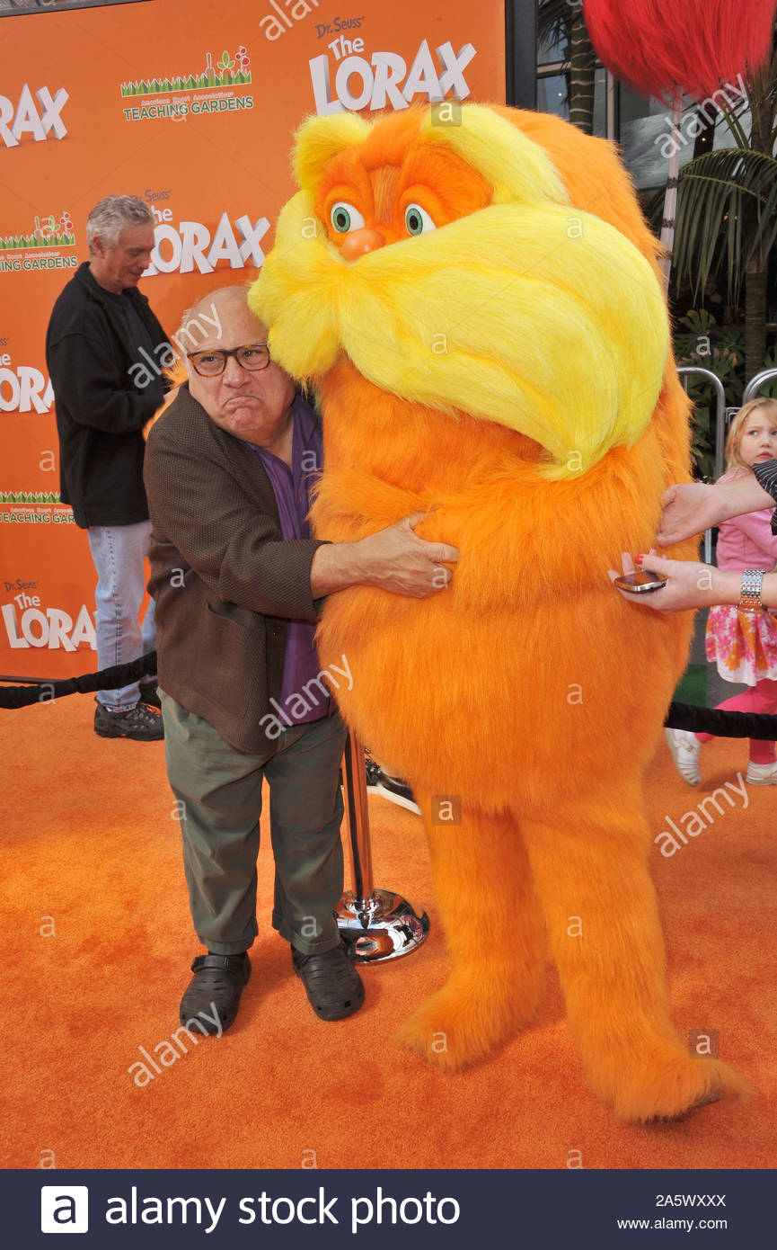 LOS ANGELES, CA. February 19, 2012: Danny DeVito at the world premiere ...