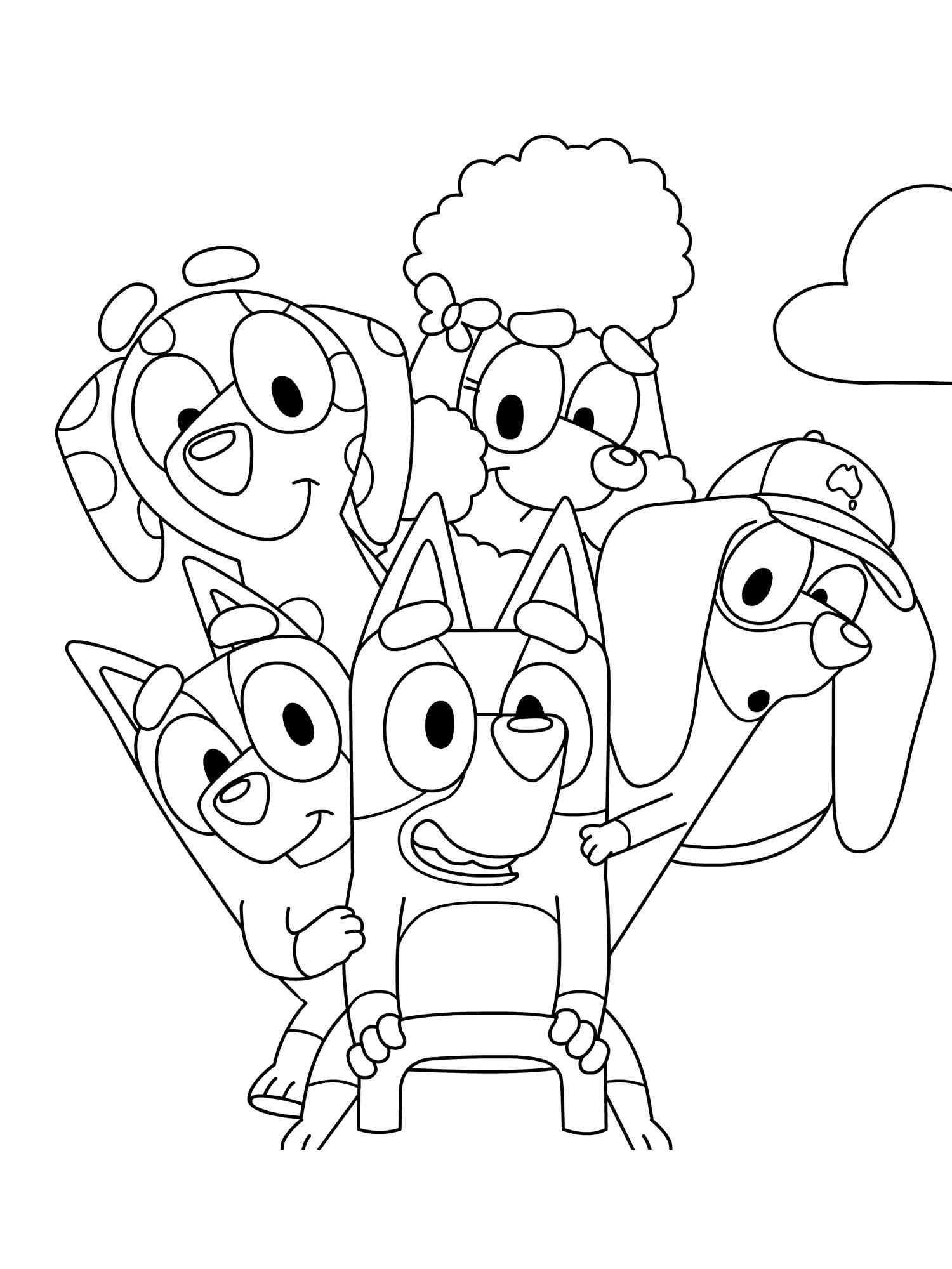 Bluey Para Colorear Pdf