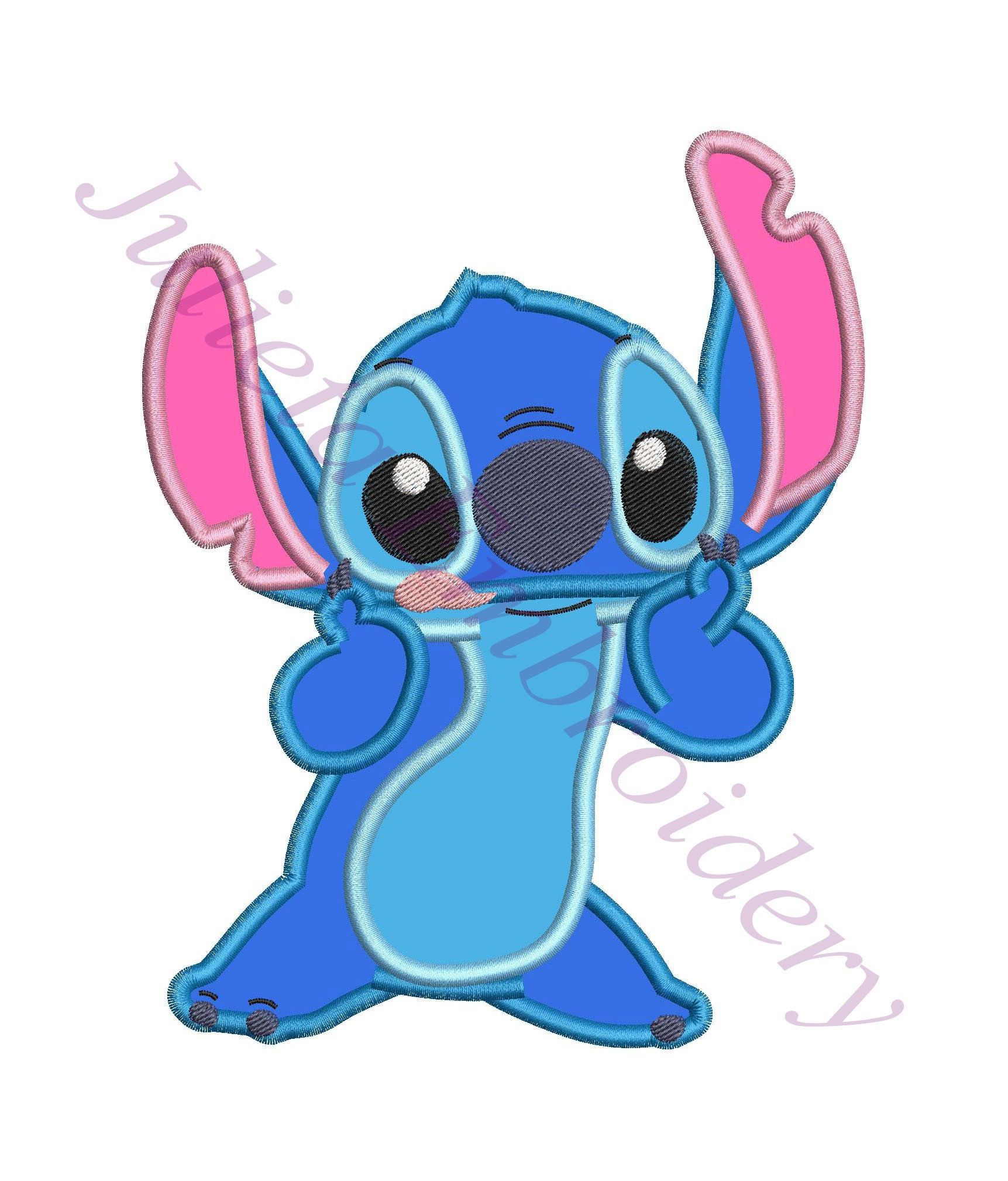 Lilo and Stitch Applique Design 03 - INSTANT DOWNLOAD | Lilo and stitch ...