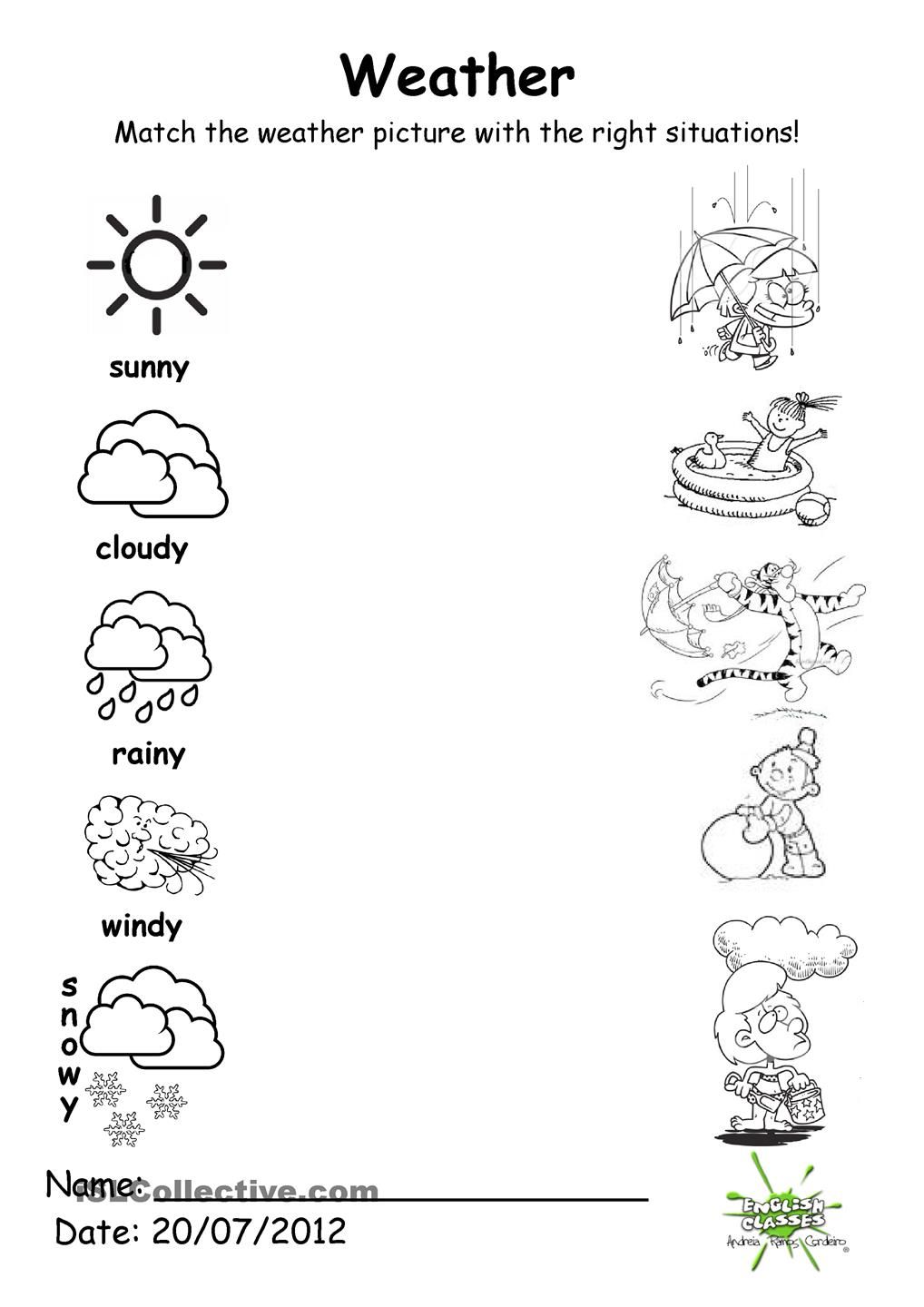 weather worksheets teachersmagcom weather activities preschool the ...