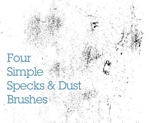 Freebie Friday 4 Simple Specks And Dust Brushes Bittbox Dust Brush Photoshop Brushes Free Speck