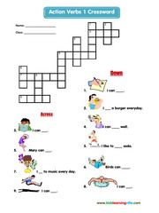 Crossword ESL, EFL, Vocabulary Worksheets | Crossword, Kids crossword ...