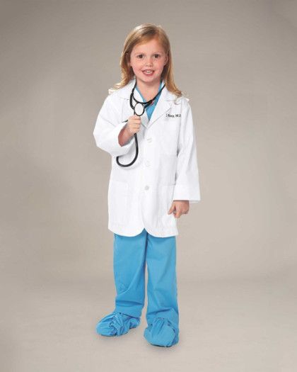 personalized jr. lab coat kids costume | Lab coat costume, Doctor coat ...