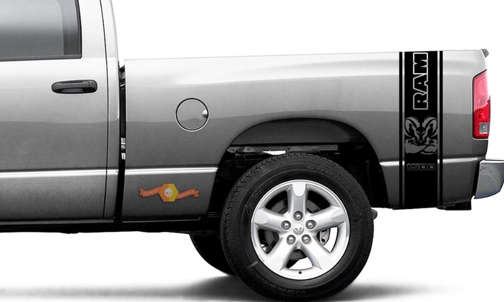 Dodge Ram 1500 Decal Ram Strong Sticker Vinyl Graphic Truck Bed Side ...