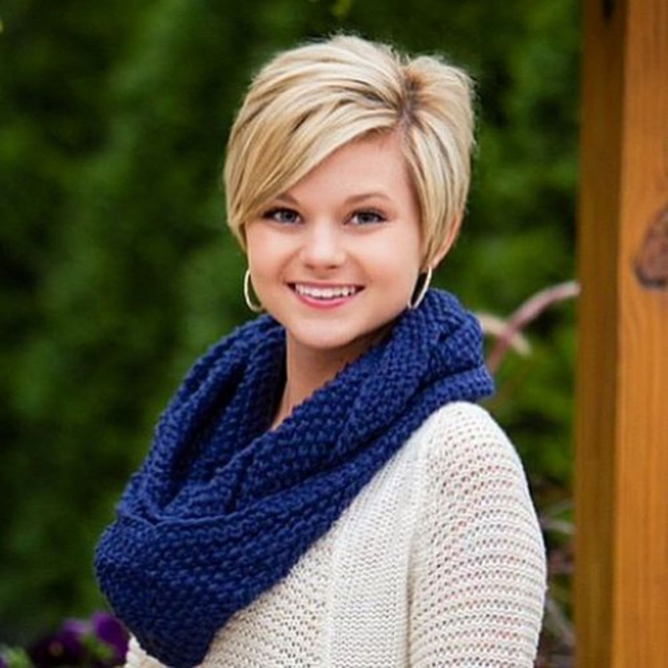 long pixie hairstyle for round faces Short Hair Cuts For Round Faces