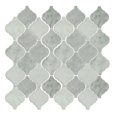 The detail of the Biltmore Arabesque mosaic tile from Rush River Stone ...