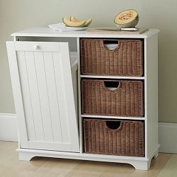 trash bin island kitchen garbage can storage bathroom design perth zinc top