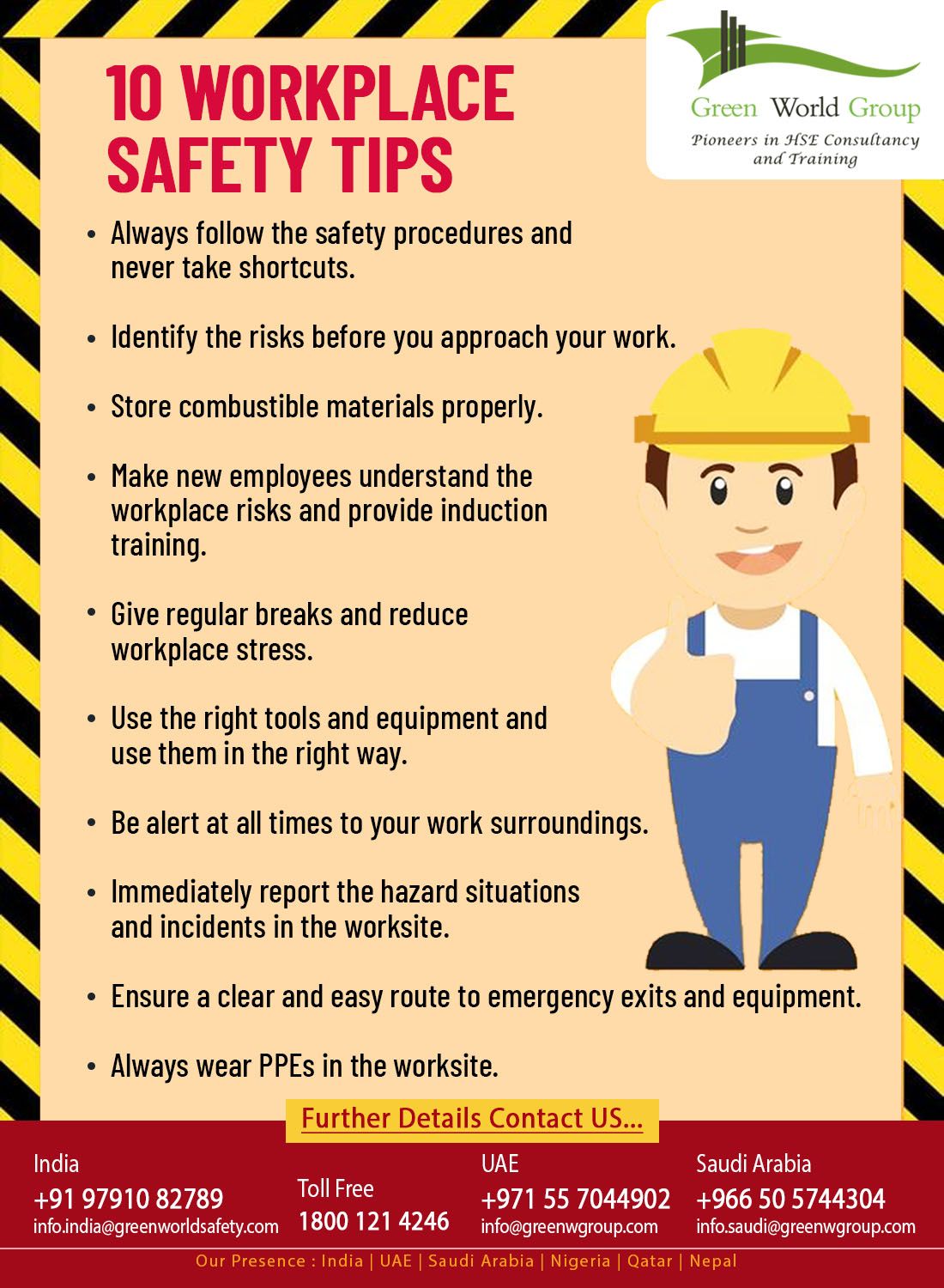 10 workplace safety tips – Artofit