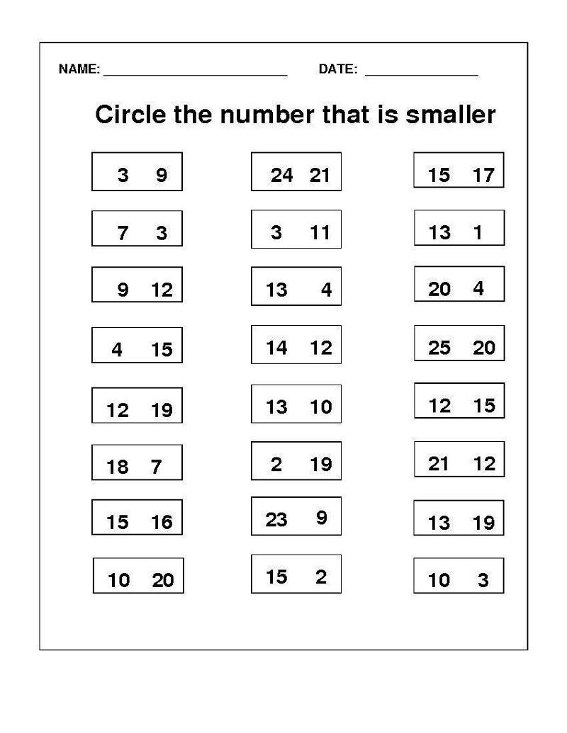 Maths For 6 Year Olds Worksheets