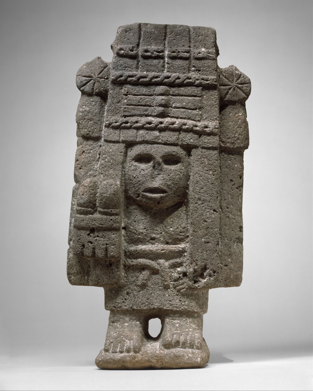 Maize Deity (Chicomecoatl), Aztec art 15th–early 16th century Basalt ...