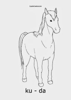 Kerajinan Anak Mewarnai Hewan 8 Horse Coloring Pages Horse Coloring Colouring Pages