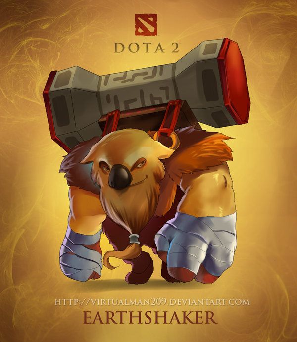 Earthshaker Chibi Dota 2 Wallpaper Dota 2