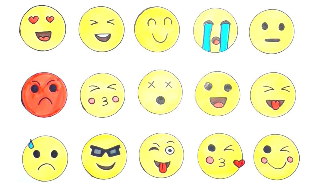 Cute Emojis To Draw cute emoji to draw Step By Step Tutorials