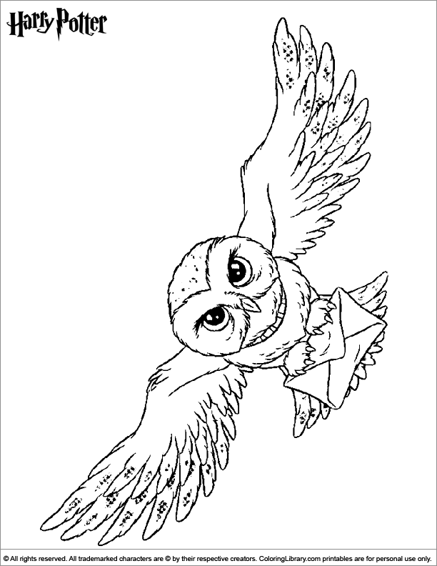 Harry Potter coloring page in 2021 | Harry potter coloring pages, Harry ...