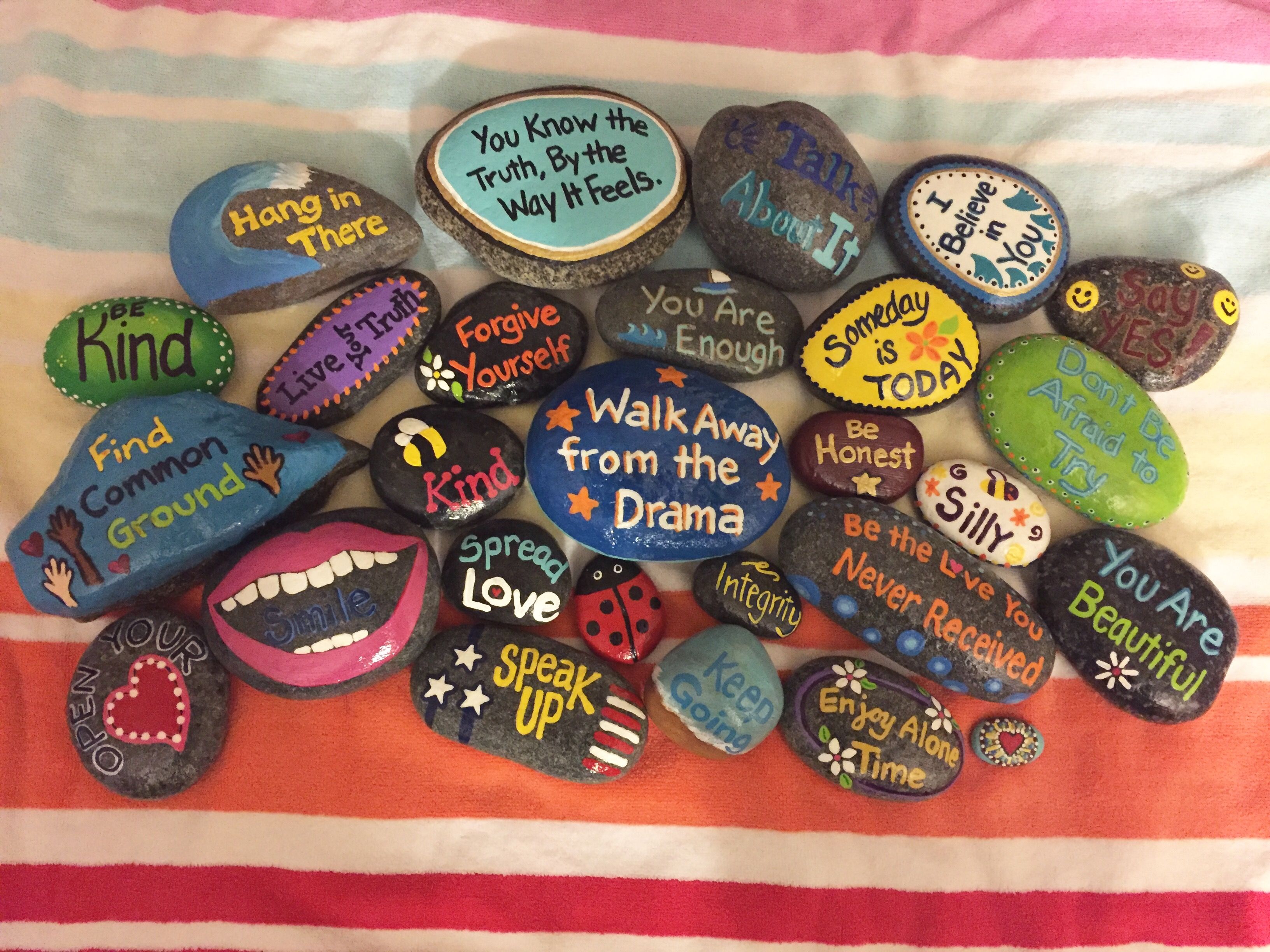 10 Excellent kindness rocks rock painting ideas inspiration You Can Get ...