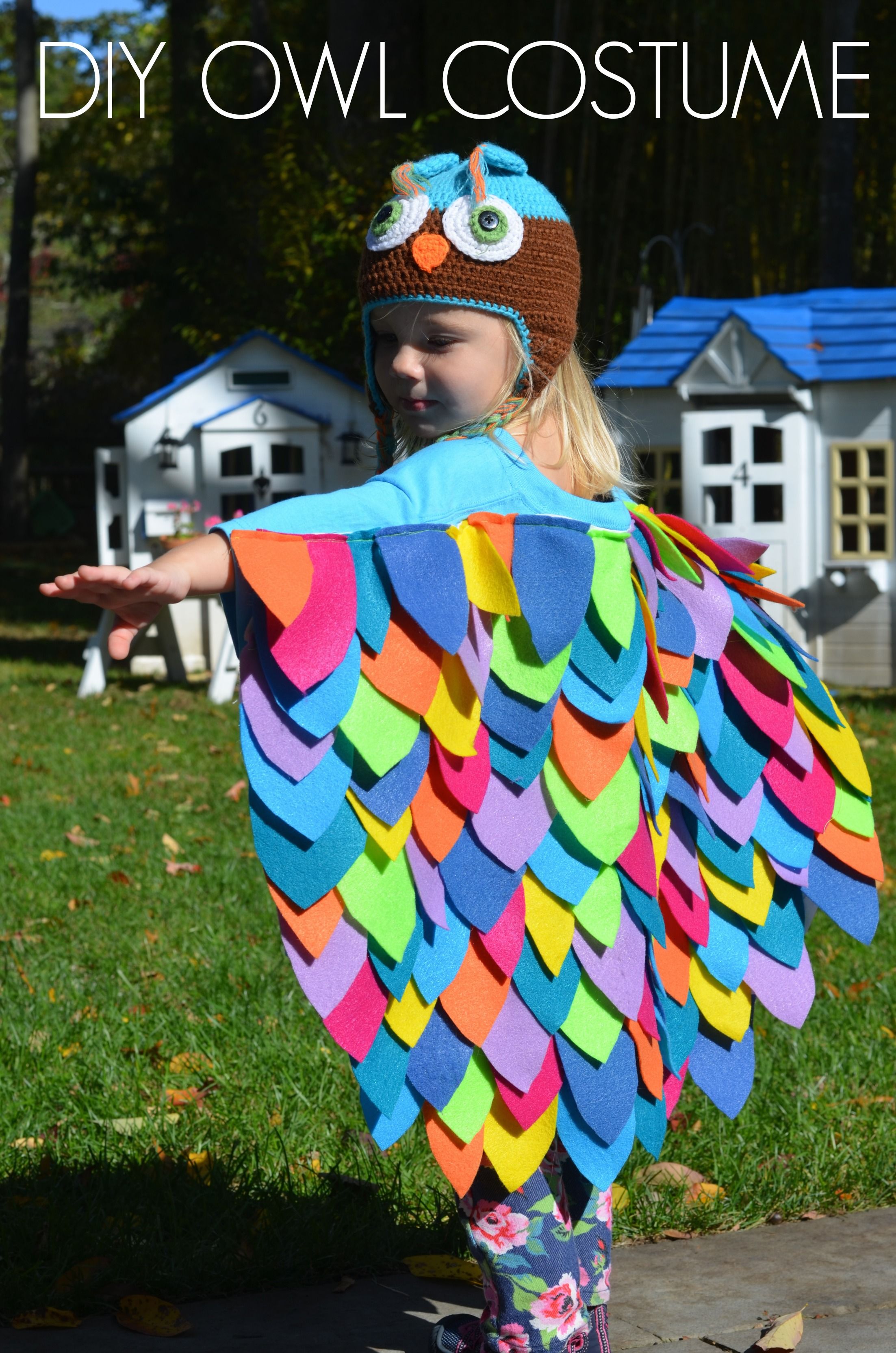 DIY owl costume... simple! | Owl costume, Cute costumes, Diy halloween ...