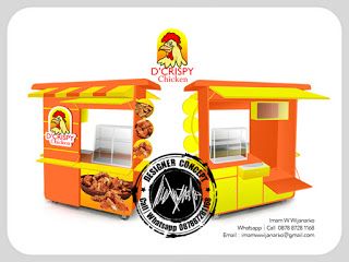 Desain Logo Logo Kuliner Desain Gerobak Jasa Desain Dan Produksi Gerobak Branding Desain Gerobak Chicken Crispy Ayam Desain Logo Ayam Goreng